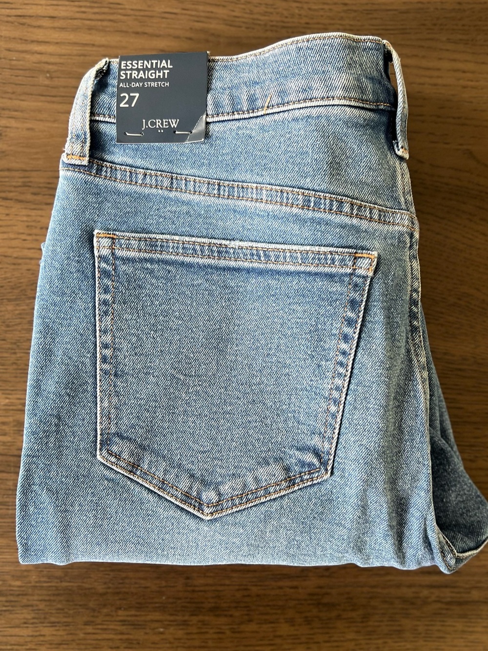 J.Crew Straight Leg Jeans Medium Wash Light Distressed Classic Denim Everyday